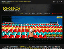 Tablet Screenshot of echobeach.de
